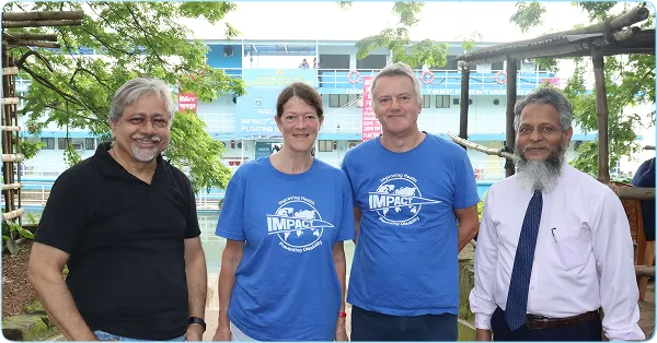 Lucinda Ruth Margaret Meagher –Trustee, IMPACT Foundation UK, along with her husband Russell Terence Meagher, visited IFB’s project sites